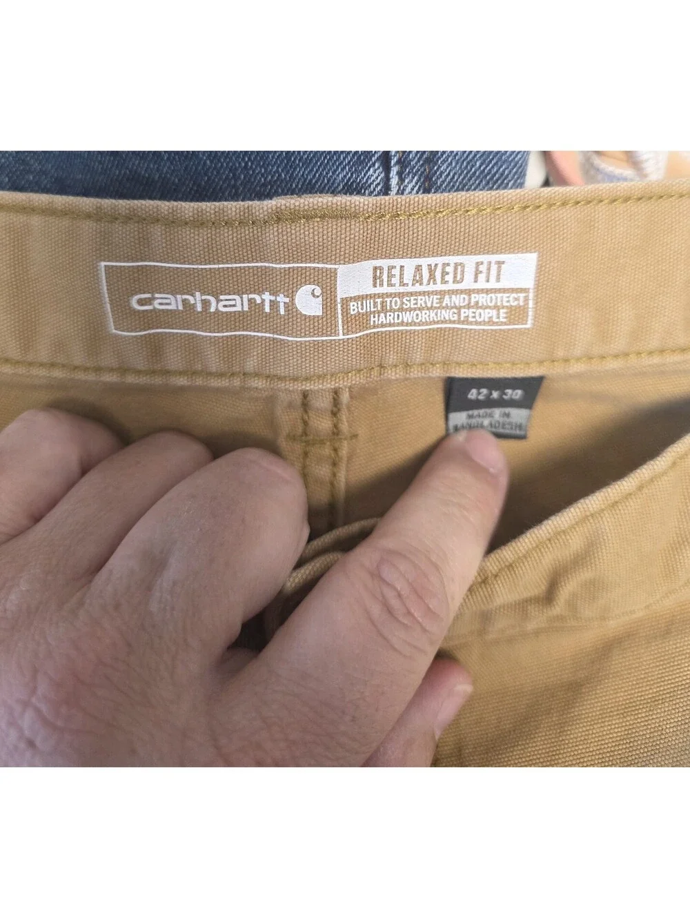 Carhartt back bottom